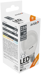 Avide Λάμπα LED Σφαιρική 3W E14 Λευκό 4000K Value