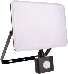 Avide LED Προβολέας Slim SMD Framelesss 50W Λευκό 4000K Φωτοκύτταρο