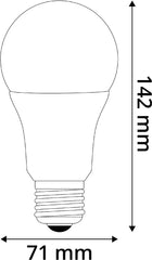 Avide Λάμπα LED Κοινή A70 16W E27 Θερμό 2700K High Lumen