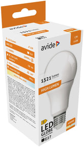 Avide Λάμπα LED Κοινή A60 13W E27 Λευκό 4000K