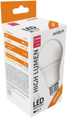 Avide Λάμπα LED Κοινή A70 16W E27 Λευκό 4000K High Lumen