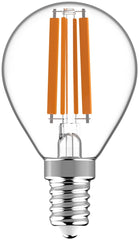 Avide Λάμπα LED Filament Mini Σφαιρική 6.5W E14 WW 2700K High Lumen