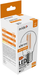 Avide Λάμπα LED Filament Mini Σφαιρική 4.5W E27 NW 4000K