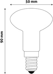 Avide Λάμπα LED Filament R50 4W E14 160° Λευκό 4000K