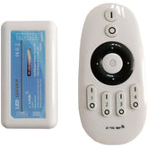 AvideΤηλεχειριστήριο RF και Ελεγκτής για LED Ταινία 12V 144W με Ντίμερ 4 Ζωνών