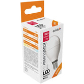 Avide Λάμπα LED Σφαιρική G45 8W E14 Λευκό 4000K High Lumen