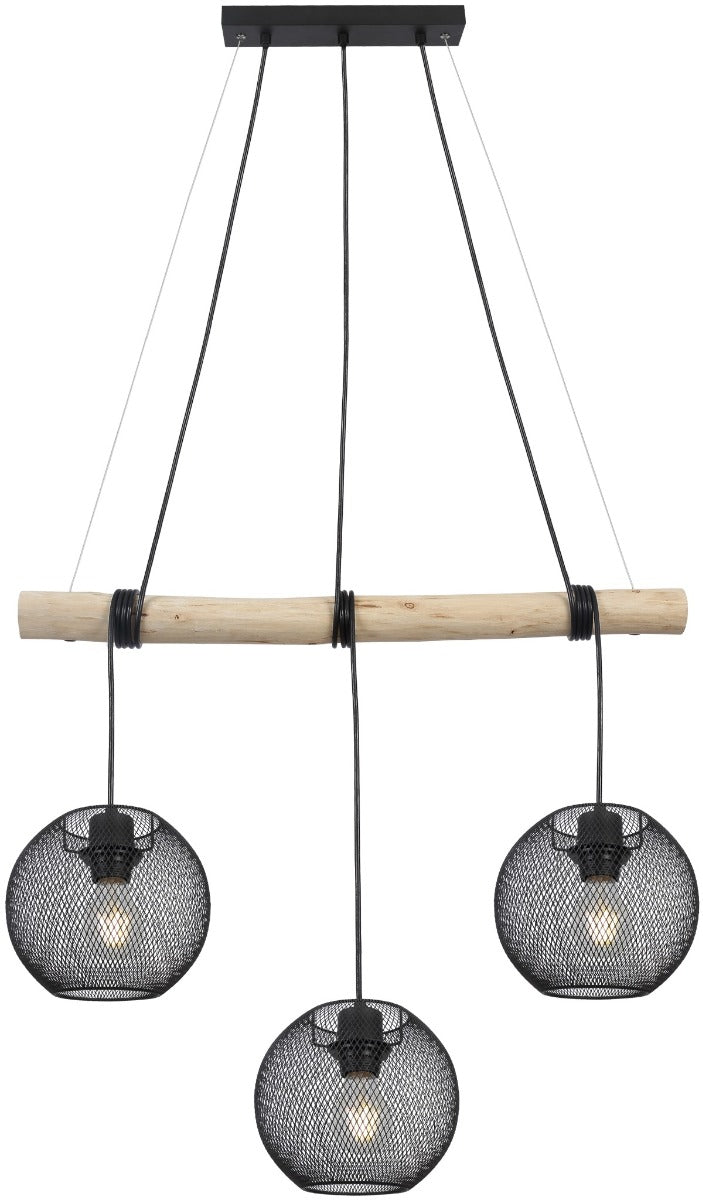 Avide Κρεμαστό Φωτιστικό Οροφής Lattice 3xE27 (Ασσύμετρο)