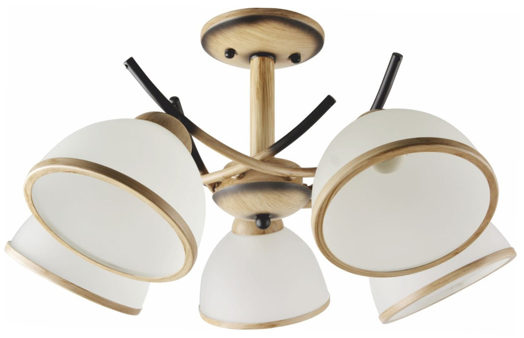 Avide Κρεμαστό Φωτιστικό Οροφής Brassik 5xE27