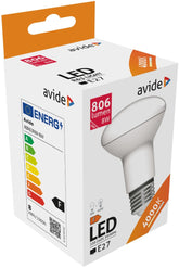 Avide Λάμπα LED R63 8W E27 Λευκό 4000K