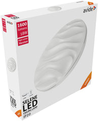 Avide LED Φωτιστικό Οροφής Oyster Selene 18W 330x68mm NW 4000K