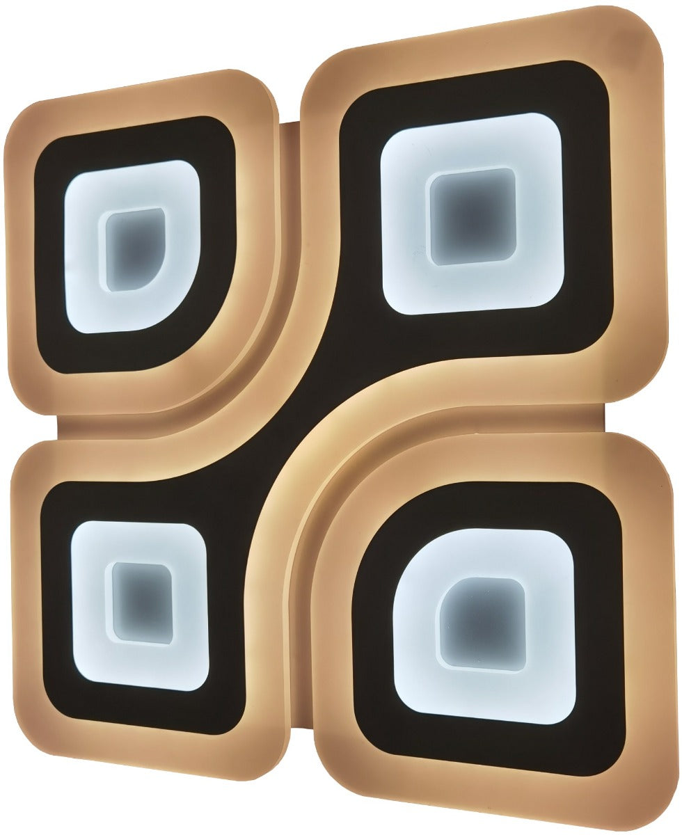 Avide Μοντέρνα Πλαφονιέρα Οροφής LED Dakar 95W