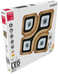 Avide Μοντέρνα Πλαφονιέρα Οροφής LED Dakar 95W