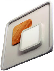 Avide Μοντέρνα Πλαφονιέρα Οροφής Oyster Koa 90W με RF χειριστήριο