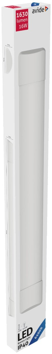 Avide Φωτιστικό LED Πάγκου Κουζίνας 600mm 16W Ψυχρό 6400K