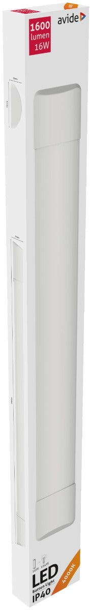 Avide Φωτιστικό LED Πάγκου Κουζίνας 600mm 16W Λευκό 4000K