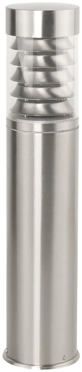 Avide Εξωτερικό Φωτιστικό Κήπου Κολώνα Delmar 1xE27 500mm IP44 Σατέν Νίκελ