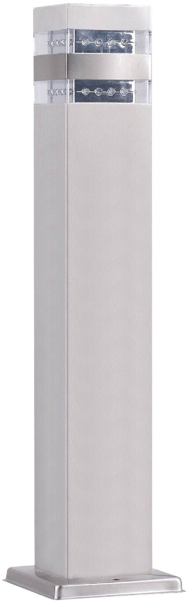Avide Εξωτερικό Φωτιστικό Κήπου Κολώνα Jolla LED 2W NW 500mm IP44 Satin Nickel