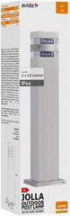 Avide Εξωτερικό Φωτιστικό Κήπου Κολώνα Jolla LED 2W NW 500mm IP44 Satin Nickel