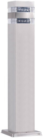 Avide Εξωτερικό Φωτιστικό Κήπου Κολώνα Jolla LED 2W WW 500mm IP44 Satin Nickel