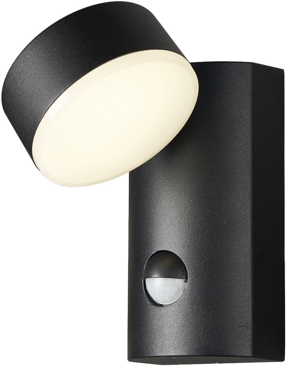 Avide Επιτοίχιο Φωτιστικό Εξωτερικού Χώρου Siraz LED 12W με motion Αισθητήρας Κίνησης Θερμό 3000K IP54