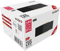 Avide Επιτοίχιο Φωτιστικό Εξωτερικού Χώρου Nazir LED 6W Θερμό 3000K IP54
