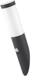 Avide Επιτοίχιο Φωτιστικό Εξωτερικού Χώρου Boca 1xE27 PIR IP44 Antracit