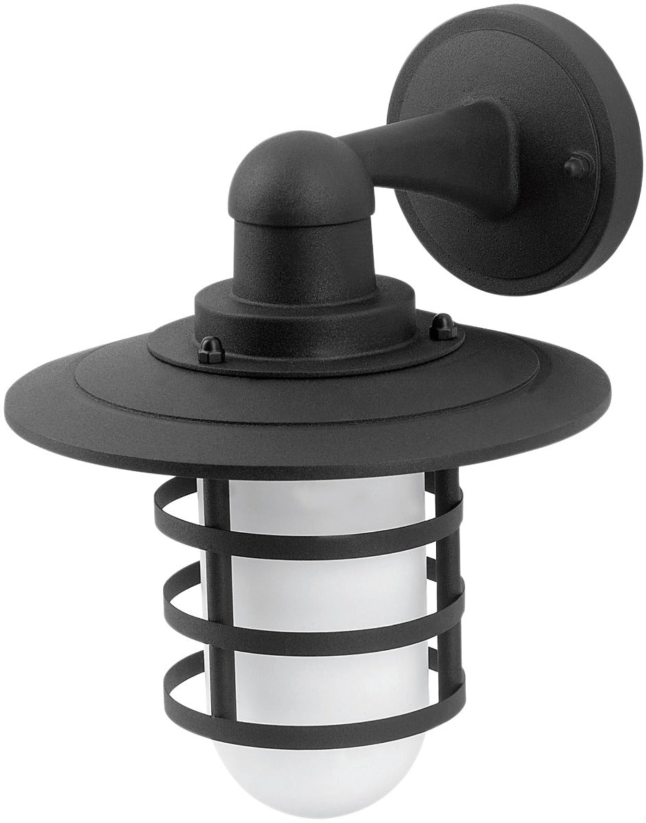 Avide Επιτοίχιο Φωτιστικό Εξωτερικού Χώρου Hermosa 1xE27 IP44 Μαύρο