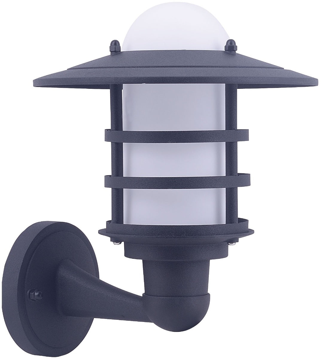 Avide Επιτοίχιο Φωτιστικό Εξωτερικού Χώρου Hermosa 1xE27 IP44 Black