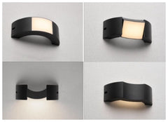 Avide Επιτοίχιο Φωτιστικό Εξωτερικού Χώρου Beirut 6W Λευκό 4000K IP54