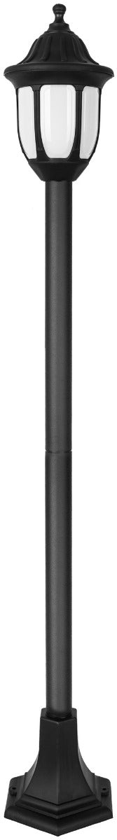 Avide Εξωτερικό Φωτιστικό Κήπου Κολώνα Mateo-XL 122cm 1xE27 IP44 Μαύρο