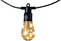 Avide Εξωτερική Γιρλάντα 5m Papaya Θερμό Λευκό με Δυνατότητα Επέκτασης