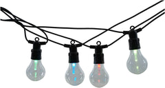 Avide Εξωτερική Γιρλάντα 5m Papaya RGB linkable - με Τηλεχειριστήριο