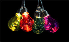 Avide Εξωτερική Πολύχρωμη Ηλιακή Γιρλάντα με Διαφάνεια 5m IP44 1.2V