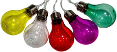Avide Εξωτερική Πολύχρωμη Ηλιακή Γιρλάντα με Διαφάνεια 5m IP44 1.2V