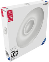Avide LED Μοντέρνα Πλαφονιέρα Οροφής Apollo 24W 410x70mm Ψυχρό 6400K