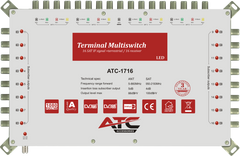 ATC Πολυδιακόπτης ATC-1716 (4 Sat + 1 Ter / 16 Εξόδοι)
