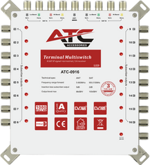 ATC Πολυδιακόπτης ATC-0916 (2 Sat + 1 Ter / 16 Εξόδοι)