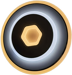 Avide Επιτοίχια Μοντέρνα Πλαφονιέρα Oyster Declan mini με 3 Επιλογές Φωτισμού