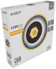 Avide Επιτοίχια Μοντέρνα Πλαφονιέρα Oyster Declan mini με 3 Επιλογές Φωτισμού