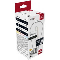 Avide Λάμπα LED Λευκή Filament ST64 3.8W E27 WW 2700K
