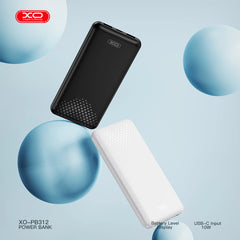 XO PB312 Powerbank 10.000mAh Μαύρο