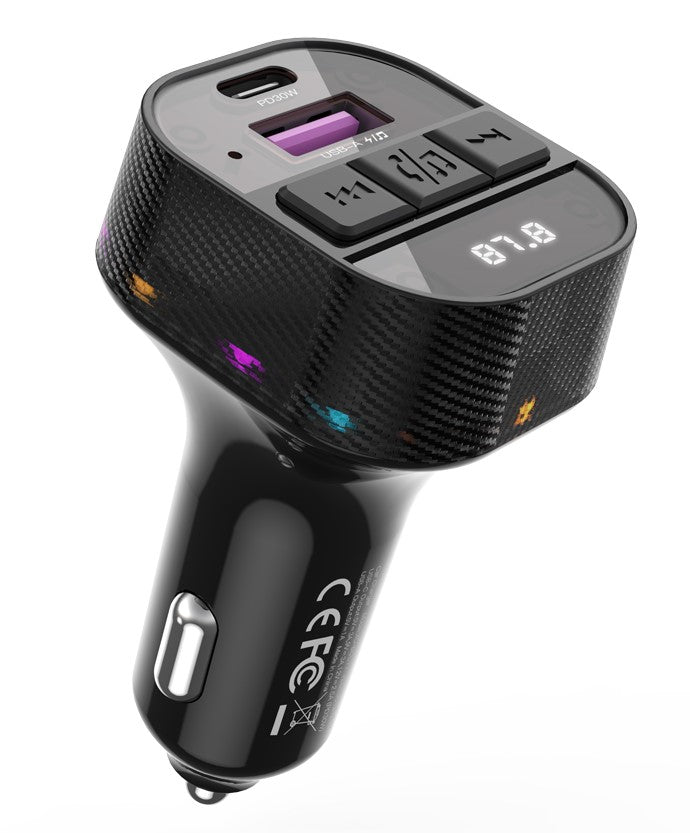 XO BCC17 Smart Bluetooth MP3 A+C Dual Port PD30W Φορτιστής Αυτοκινήτου