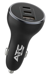 ATC-CA14 Φορτιστής Αυτοκινήτου 160W με USB-A & 2xType-C