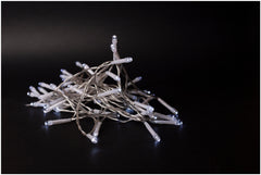 Entac Χριστουγεννιάτικα Λαμπάκια Εσωτερικά 10 LED Ψυχρό 1μ (2xAA Δεν περιλαμβ.)