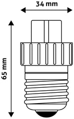 Entac Αντάπτορας Ντουί απόE27 σε G9