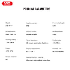 XO CF13 Συσκευή για Μπούκλες Μαλλιών