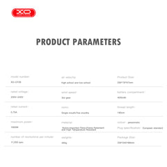 ΧΟ CF28 Smart Πιστολάκι Μαλλιών (EU)