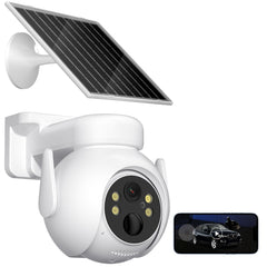 XO CR10 Εξωτερική Ηλιακή Έγχρωμη Κάμερα Παρακολούθησης 300W WiFi