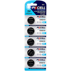 Pkcell Μπαταρία Κουμπί Λιθίου CR2016 (5τμχ)
