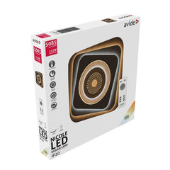 Avide Design Μοντέρνα Πλαφονιέρα Οροφής Oyster Nicole 95W(47,5+47,5) με RF Χειριστήριο